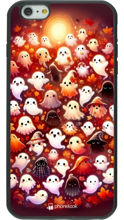 Coque iPhone 6 Plus / 6s Plus - Silicone rigide noir Fantômes automne mignons