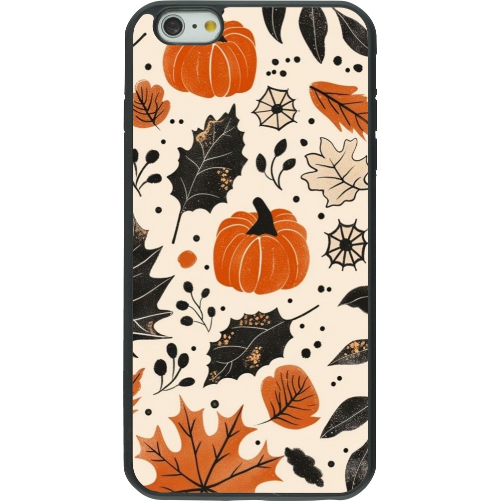 Coque iPhone 6 Plus / 6s Plus - Silicone rigide noir Autumn 2024 nature