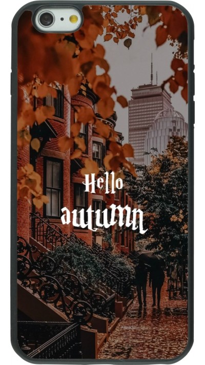 Coque iPhone 6 Plus / 6s Plus - Silicone rigide noir Autumn 25 Hello autumn