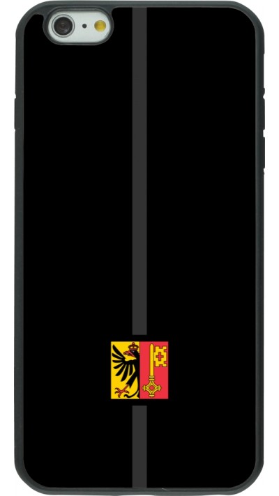 iPhone 6 Plus / 6s Plus Case Hülle - Silikon schwarz Kanton GE schwarz