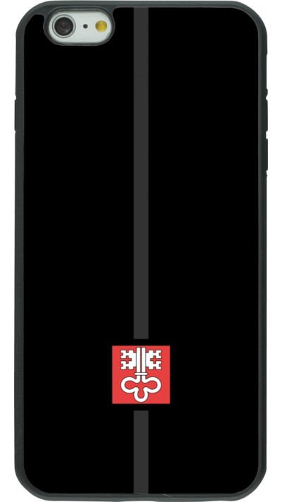 iPhone 6 Plus / 6s Plus Case Hülle - Silikon schwarz Kanton NW schwarz