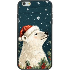 Coque iPhone 6 Plus / 6s Plus - Silicone rigide noir Christmas 25 Bear
