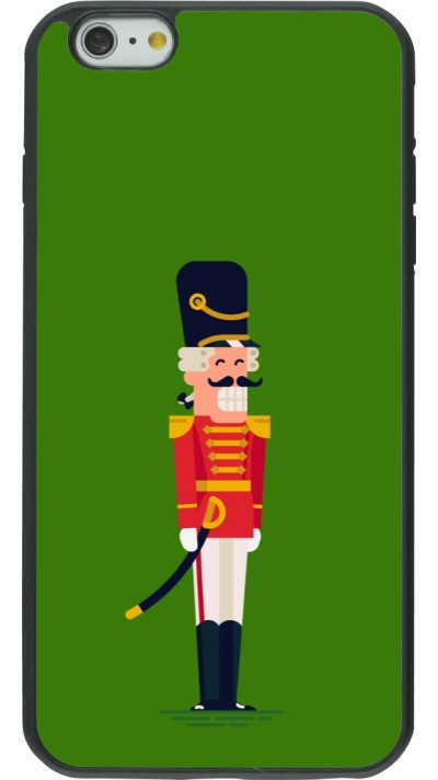 Coque iPhone 6 Plus / 6s Plus - Silicone rigide noir Christmas 25 Nutcracker Green