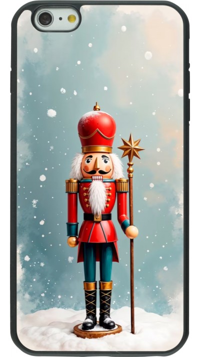 Coque iPhone 6 Plus / 6s Plus - Silicone rigide noir Christmas 25 Nutcracker Snow