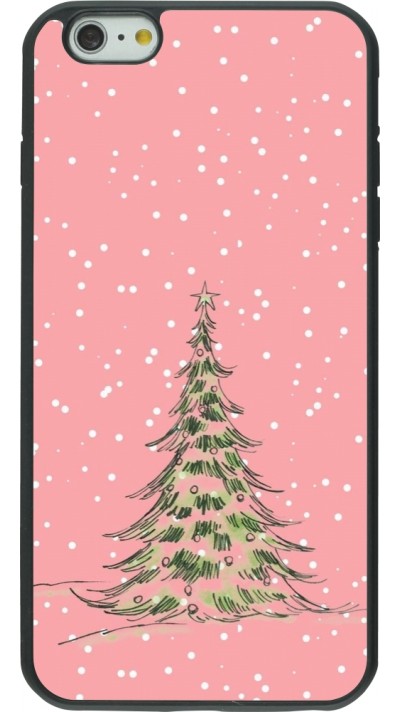 Coque iPhone 6 Plus / 6s Plus - Silicone rigide noir Christmas 25 Pink Tree