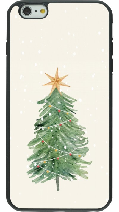 Coque iPhone 6 Plus / 6s Plus - Silicone rigide noir Christmas 25 Sketch Tree