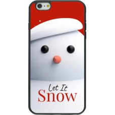 Coque iPhone 6 Plus / 6s Plus - Silicone rigide noir Christmas 25 Xmas Snowman