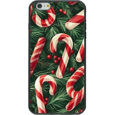 Coque iPhone 6 Plus / 6s Plus - Silicone rigide noir Christmas 25 Xmas Stick