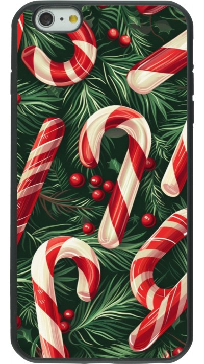 Coque iPhone 6 Plus / 6s Plus - Silicone rigide noir Christmas 25 Xmas Stick