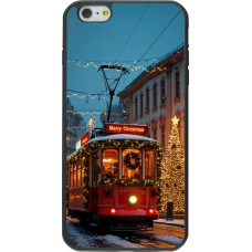 Coque iPhone 6 Plus / 6s Plus - Silicone rigide noir Christmas 25 Xmas Train