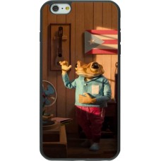 Coque iPhone 6 Plus / 6s Plus - Silicone rigide noir Dancing frog DTMF