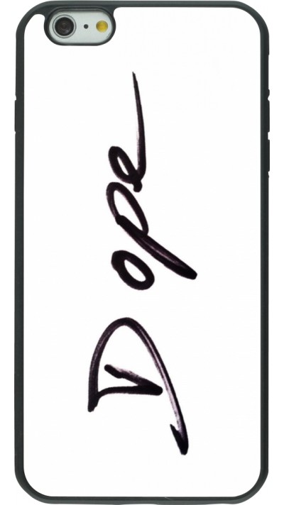 iPhone 6 Plus / 6s Plus Case Hülle - Silikon schwarz Dope