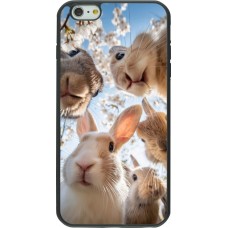 Coque iPhone 6 Plus / 6s Plus - Silicone rigide noir Easter 2026 Rabbits