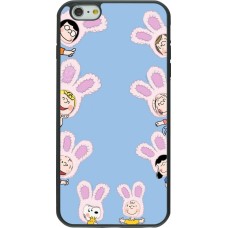Coque iPhone 6 Plus / 6s Plus - Silicone rigide noir Easter 2026 Snoopy