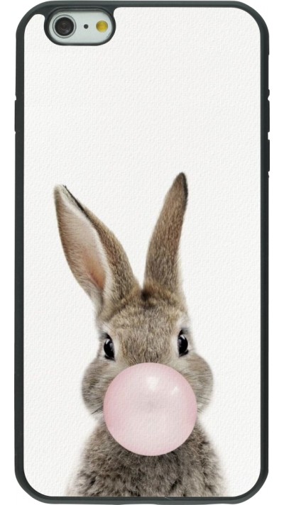 iPhone 6 Plus / 6s Plus Case Hülle - Silikon schwarz Easter 2023 bubble gum bunny
