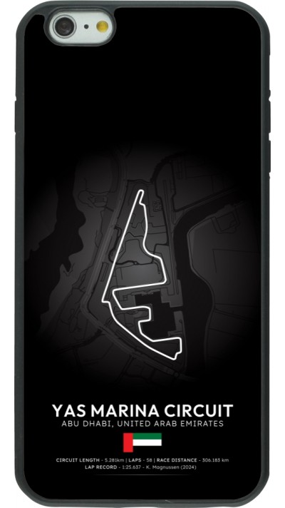 iPhone 6 Plus / 6s Plus Case Hülle - Silikon schwarz F1 Track 2025 Abu Dhabi