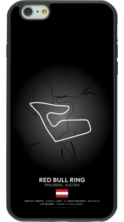 iPhone 6 Plus / 6s Plus Case Hülle - Silikon schwarz F1 Track 2025 Austria