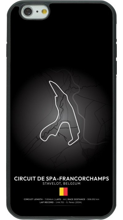 iPhone 6 Plus / 6s Plus Case Hülle - Silikon schwarz F1 Track 2025 Belgium