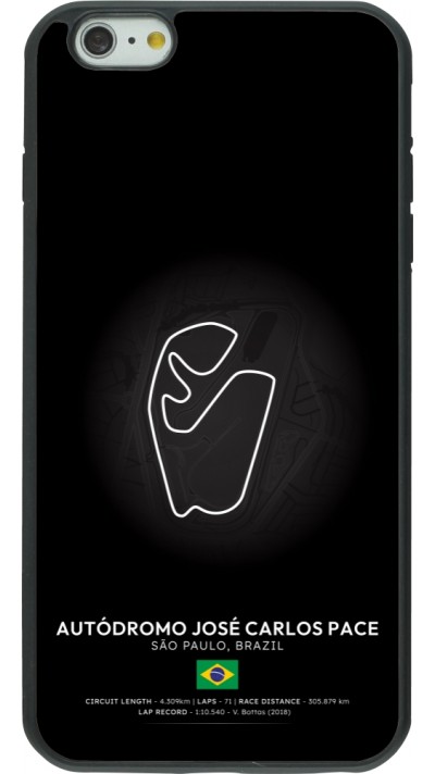 iPhone 6 Plus / 6s Plus Case Hülle - Silikon schwarz F1 Track 2025 Brazil