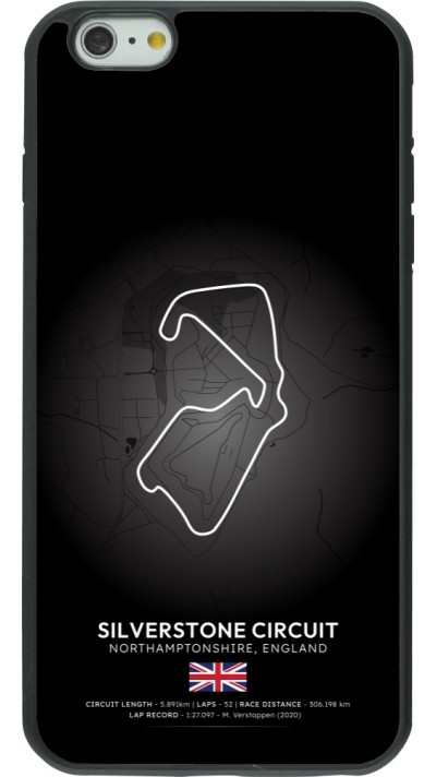 iPhone 6 Plus / 6s Plus Case Hülle - Silikon schwarz F1 Track 2025 Great Britan