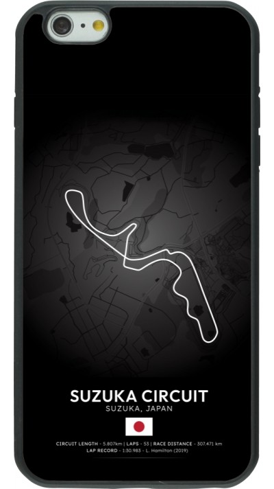 iPhone 6 Plus / 6s Plus Case Hülle - Silikon schwarz F1 Track 2025 Japan