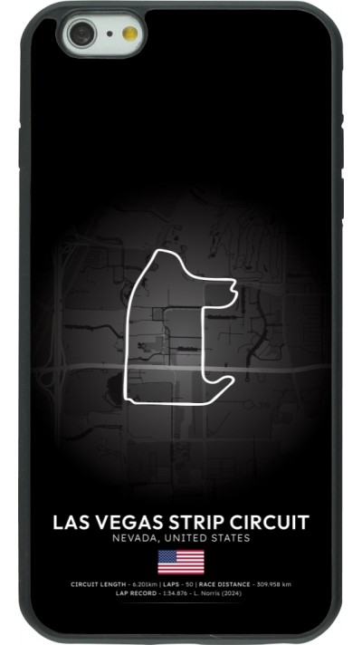 iPhone 6 Plus / 6s Plus Case Hülle - Silikon schwarz F1 Track 2025 Las Vegas