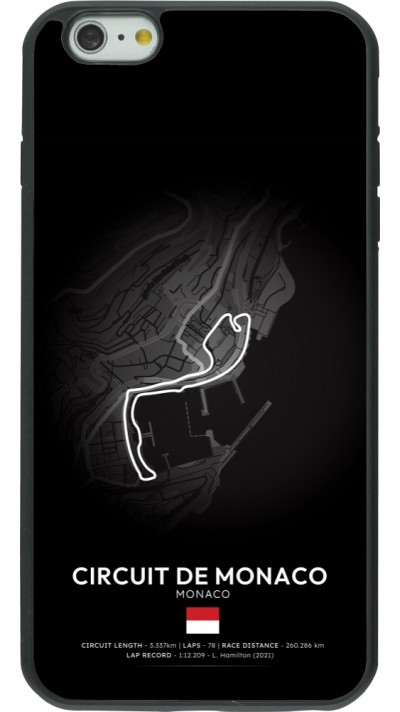 iPhone 6 Plus / 6s Plus Case Hülle - Silikon schwarz F1 Track 2025 Monaco