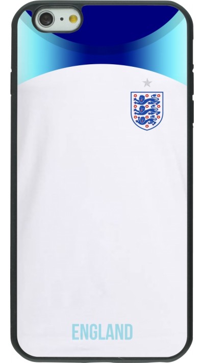 iPhone 6 Plus / 6s Plus Case Hülle - Silikon schwarz England 2022 personalisierbares Fußballtrikot