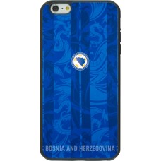 Coque iPhone 6 Plus / 6s Plus - Silicone rigide noir Maillot de football Bosnie-Herzégovine 2026 personnalisable