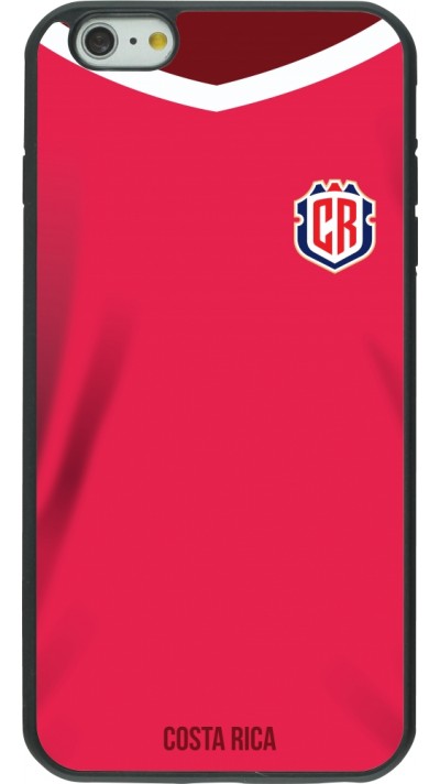 iPhone 6 Plus / 6s Plus Case Hülle - Silikon schwarz Costa Rica 2022 personalisierbares Fussballtrikot