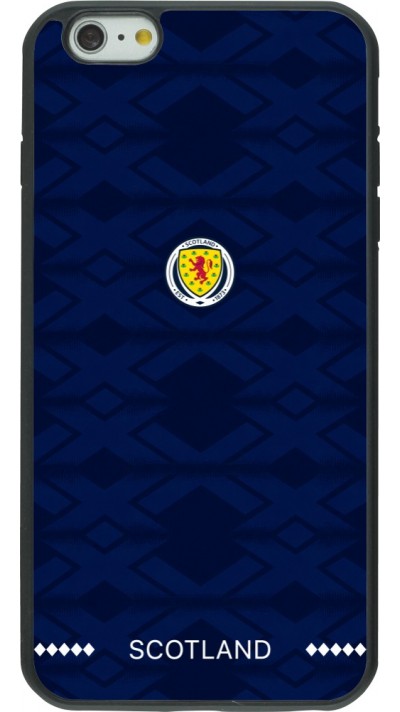 Coque iPhone 6 Plus / 6s Plus - Silicone rigide noir Maillot de football Ecosse 2026 personnalisable