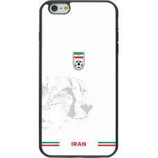 Coque iPhone 6 Plus / 6s Plus - Silicone rigide noir Maillot de football Iran 2026 personnalisable