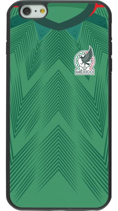 iPhone 6 Plus / 6s Plus Case Hülle - Silikon schwarz Mexiko 2022 personalisierbares Fussballtrikot