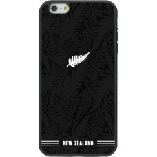Coque iPhone 6 Plus / 6s Plus - Silicone rigide noir Maillot de football Nouvelle-Zélande 2026 personnalisable