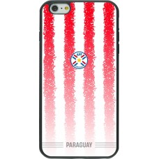 Coque iPhone 6 Plus / 6s Plus - Silicone rigide noir Maillot de football Paraguay 2026 personnalisable