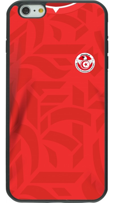 iPhone 6 Plus / 6s Plus Case Hülle - Silikon schwarz Tunesien 2022 personalisierbares Fussballtrikot