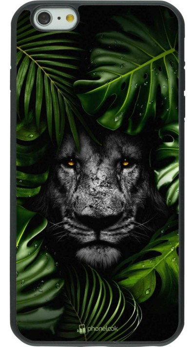 Coque iPhone 6 Plus / 6s Plus - Silicone rigide noir Forest Lion