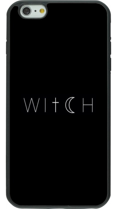 Coque iPhone 6 Plus / 6s Plus - Silicone rigide noir Halloween 22 witch word