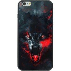 Coque iPhone 6 Plus / 6s Plus - Silicone rigide noir Halloween 2024 mad werewolf