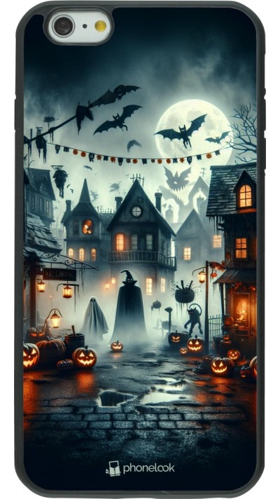 Coque iPhone 6 Plus / 6s Plus - Silicone rigide noir Halloween Spookville