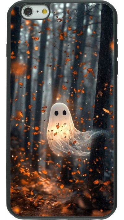 Coque iPhone 6 Plus / 6s Plus - Silicone rigide noir Halloween 2025 Ghost in the forest