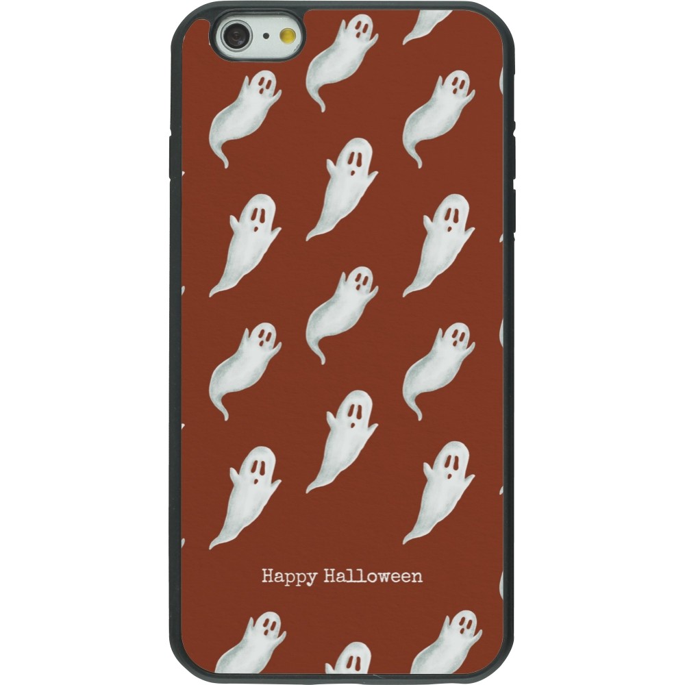 Coque iPhone 6 Plus / 6s Plus - Silicone rigide noir Halloween 2025 Pattern of ghosts