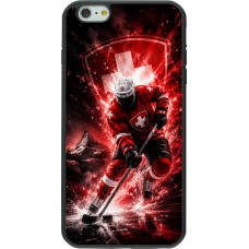 Coque iPhone 6 Plus / 6s Plus - Silicone rigide noir Hockey World Championship Player