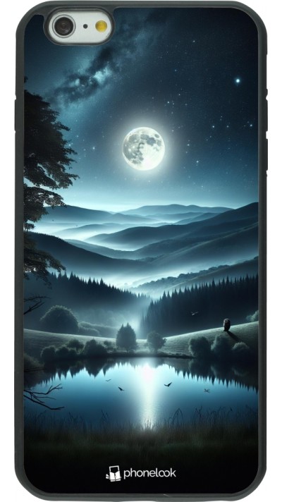 Coque iPhone 6 Plus / 6s Plus - Silicone rigide noir Night Sky View