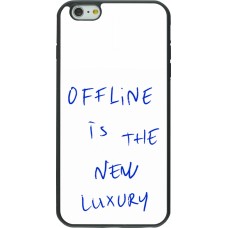 iPhone 6 Plus / 6s Plus Case Hülle - Silikon schwarz Offline is the new luxury