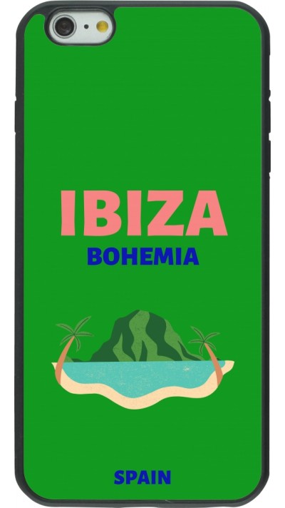 Coque iPhone 6 Plus / 6s Plus - Silicone rigide noir Pop Summer Destination Ibiza