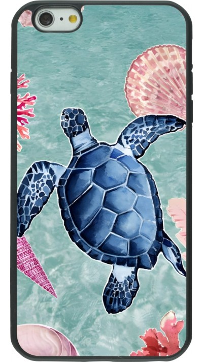 Coque iPhone 6 Plus / 6s Plus - Silicone rigide noir Preppy Turtle