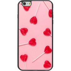 Coque iPhone 6 Plus / 6s Plus - Silicone rigide noir Saint Valentines Day 26 Lollipop