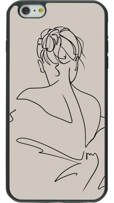 Coque iPhone 6 Plus / 6s Plus - Silicone rigide noir Salnikova 05