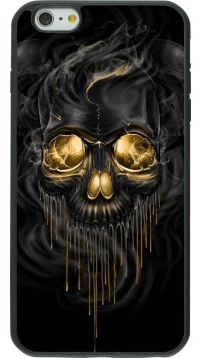 Coque iPhone 6 Plus / 6s Plus - Silicone rigide noir Skull 02
